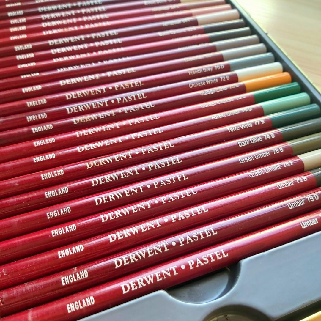 36色Derwent Rexel Pastel Pencils Landscape set 粉彩鉛筆顏色筆80~90