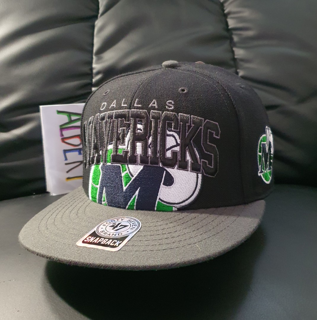 47 Brand Olive Dallas Mavericks Ballpark Camo Captain Snapback Hat in Green  for Men