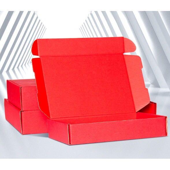 5pcs Full Colored Black and Red Corrugated Box (Category: Storage Boxes & Baskets) located in Malabon City. Submitted by heyitskhen (Listing ID 1153358899, Image 2). Description: FULL COLORED RED 5pcs per order T1- 15x15x5cm- 140 pesos T2-20x14x4cm-165 pesos T4-25x20.5x7cm- 250 pesos FULL COLORED BLACK 5pcs per order T1- 15x15x5cm-125 pesos T2-20x14x4cm-135 pesos T4-25x20.5x7cm-245 pesos Location: Malabon City Same day delivery (Speedy, grab, tok