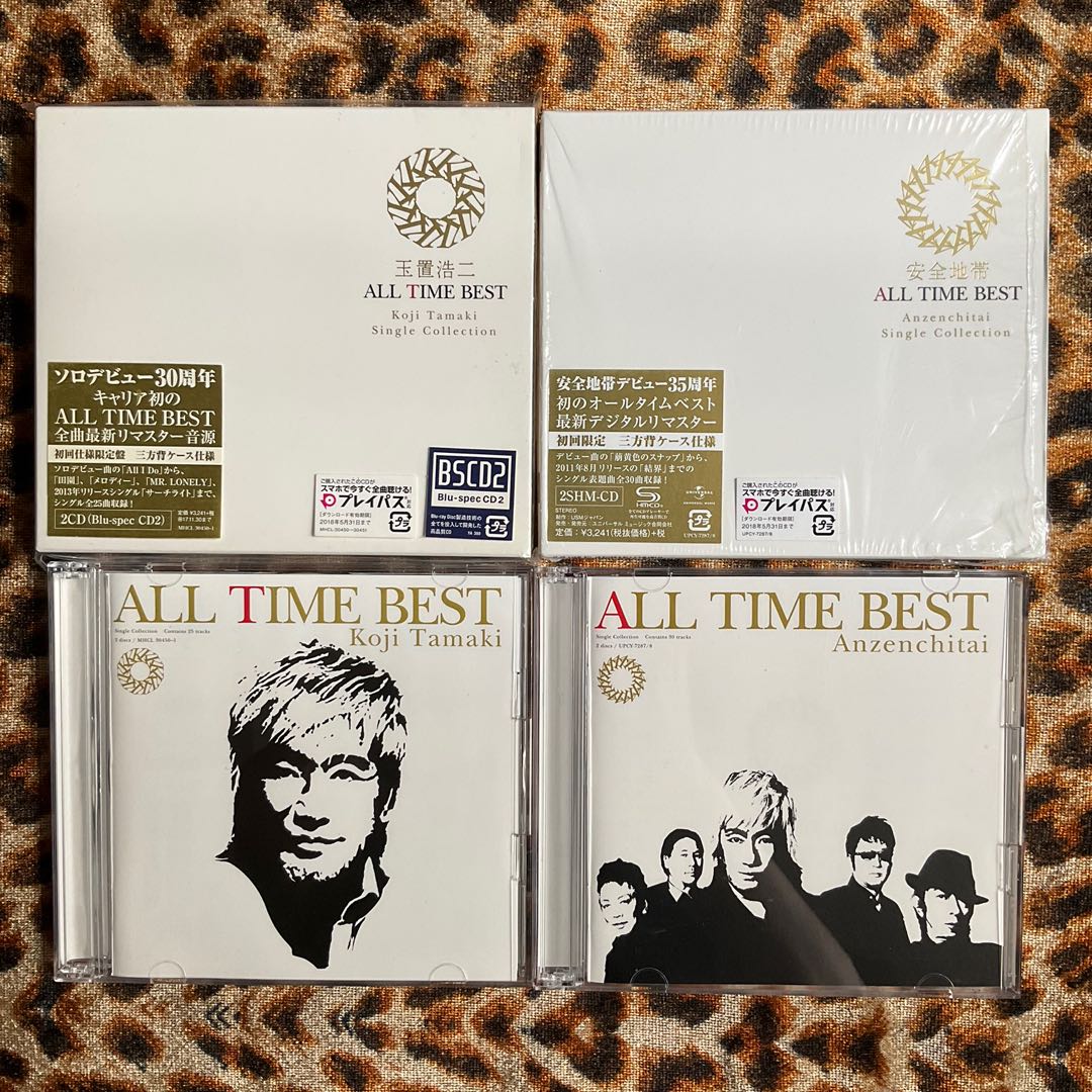 [限量版] 玉置浩二& 安全地帶ALL TIME BEST 初回限定版Blu-spec CD 