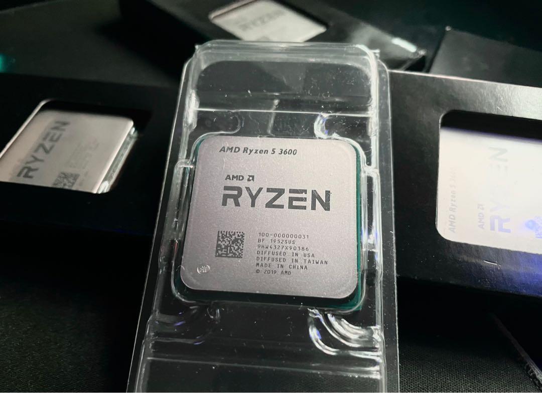 Combo ) Ryzen 5 3600 CPU tray and B450i aorus pro wifi itx