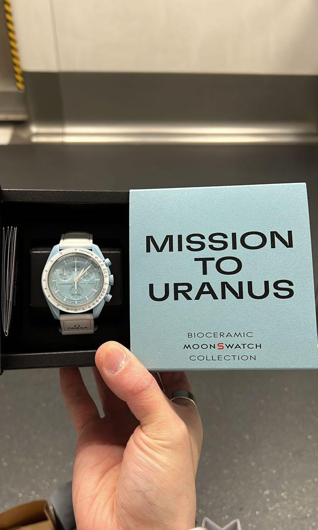 放Omega x Swatch 天王星Uranus, 名牌, 手錶- Carousell