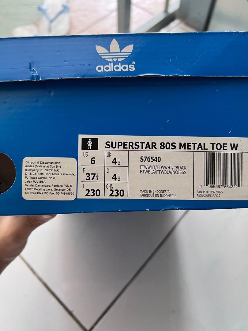 Superstar 80s 2025 metal toe 37