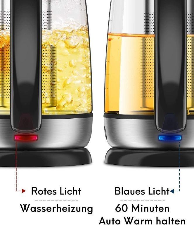 Aicook C1 Glass Electrical Kettle Aicook 1.7L Glass Electric Kettle