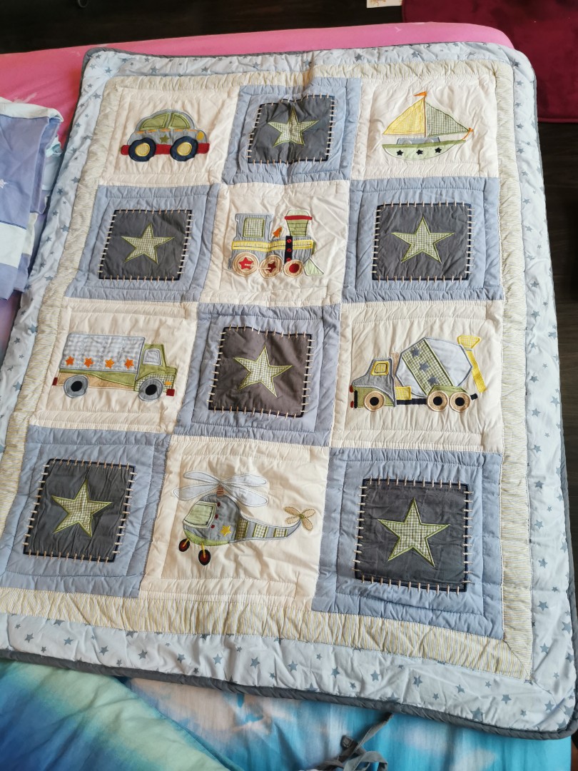 Baby cot quilt and quilt cover, Babies & Kids, Baby Nursery & Kids