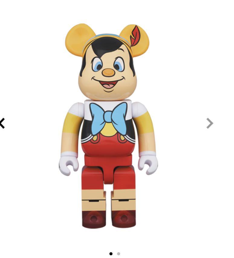 Bearbrick Pinocchio 1000%, 興趣及遊戲, 玩具& 遊戲類- Carousell