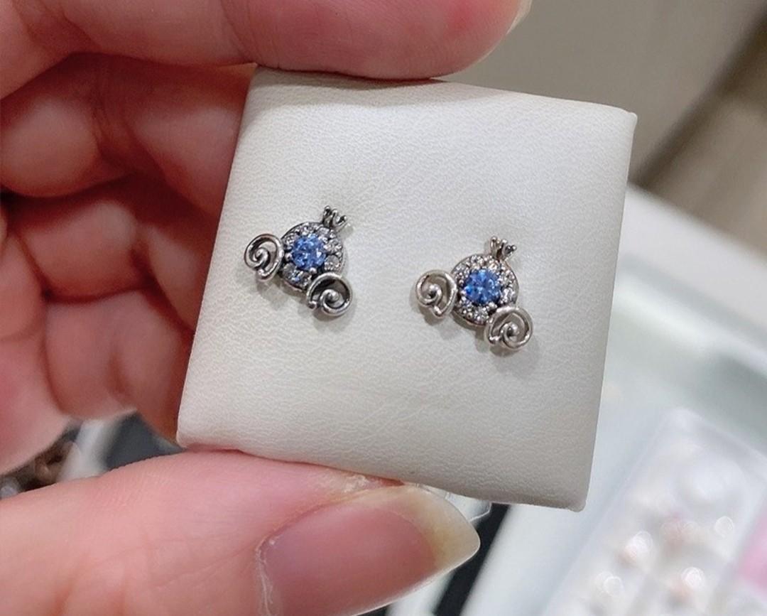 BIG SALE PANDORA AUTHENTIC COACH PUMPKIN CINDERELLA STUD