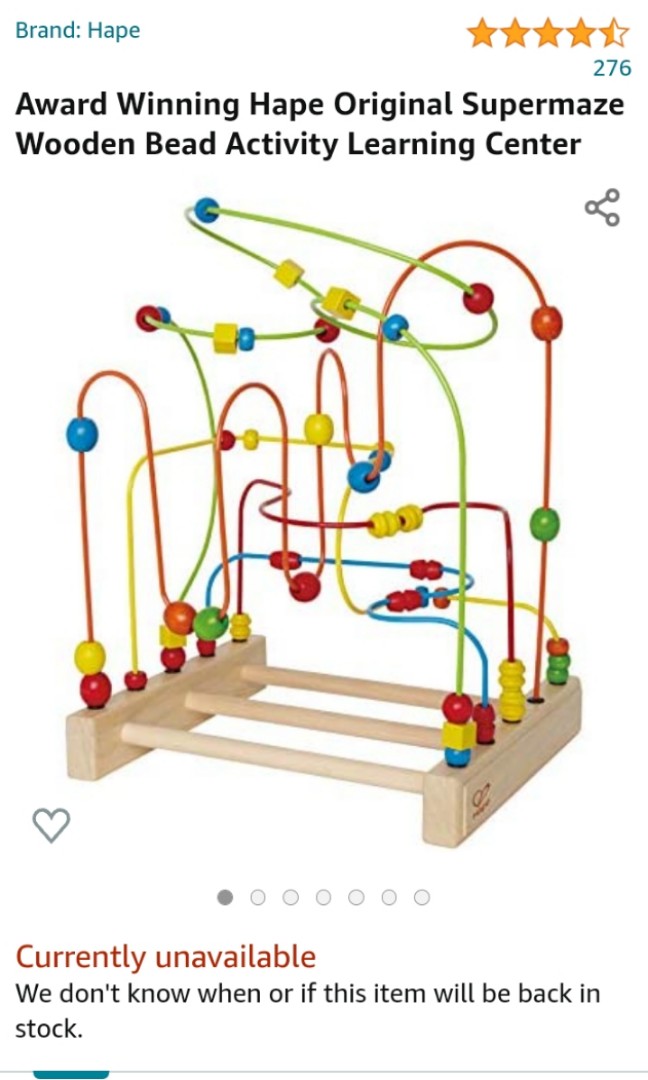 Courier included. Big size here Award Winning Hape Original