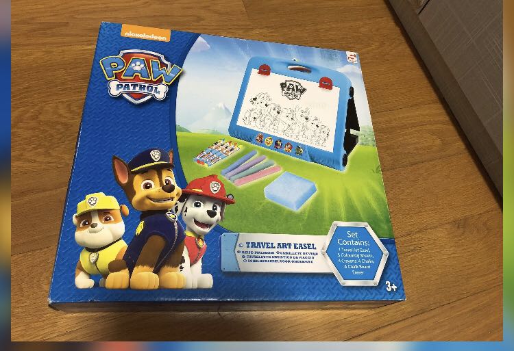 Paw patrol art easel cheap