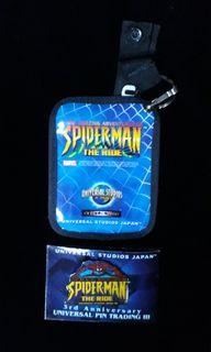 Bundle Marvel Spiderman The Ride Commemorative Pin and ID Holder