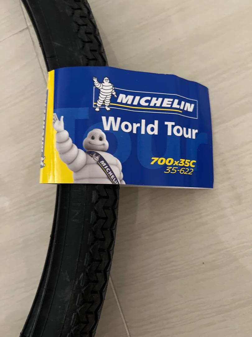Michelin World Tour Bike Tyre 700c x 35c, Sports Equipment, Bicycles