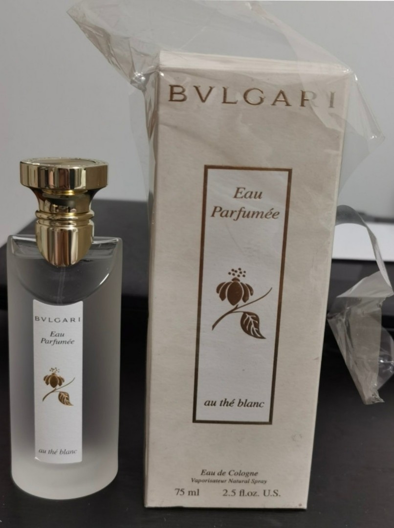 Bvlgari white tea Cologne 75ml, Beauty & Personal Care, Fragrance & Deodorants on Carousell