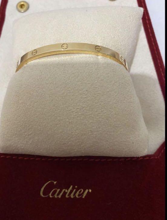 Cartier love yellow gold on sale