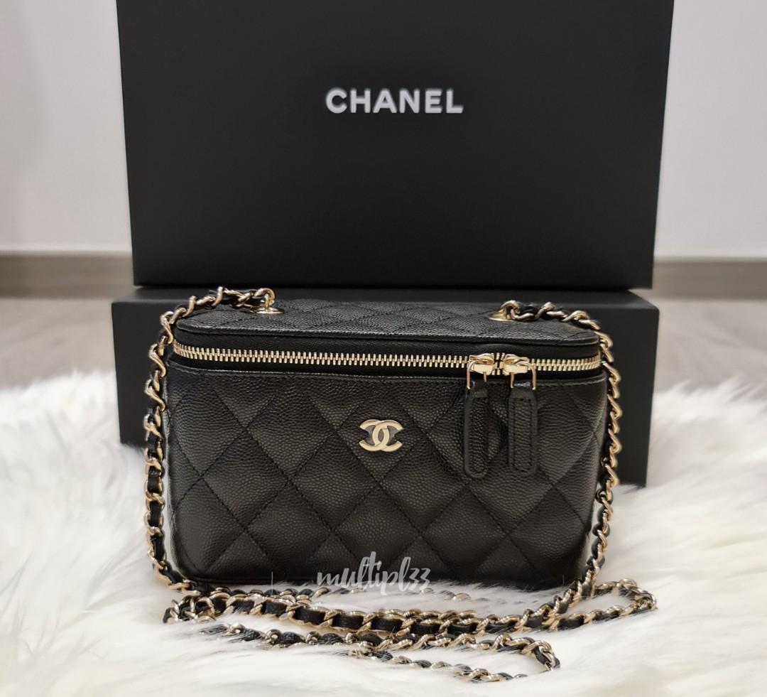 Chanel 22s Vanity in Black Caviar GHW, Luxury, Bags & Wallets on Carousell