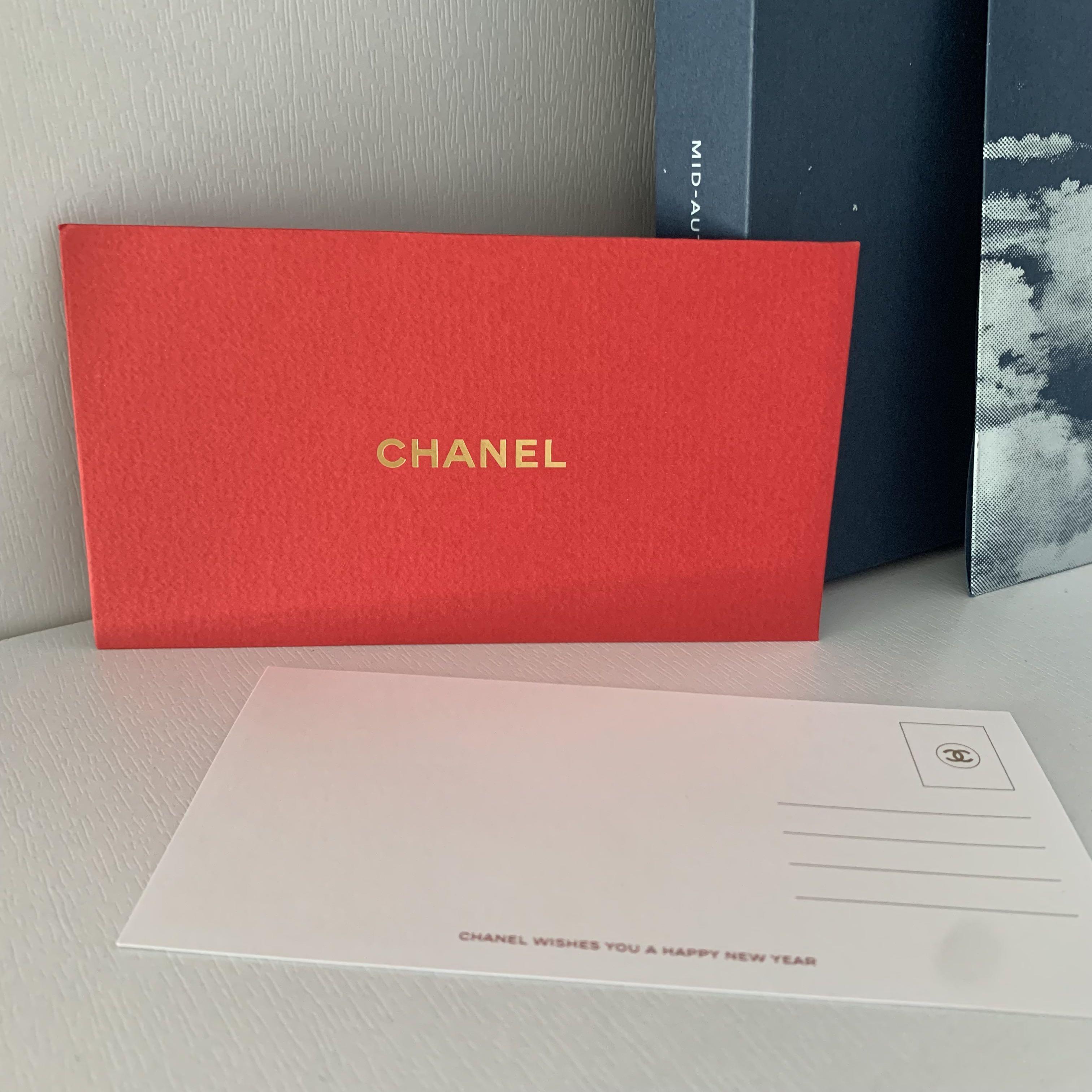 Chanel Chinese New Year Card (any year can use), Hobbies & Toys, Stationery  & Craft, Stationery & School Supplies on Carousell
