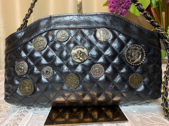 Chanel Vintage Coin Calfskin Leather (Collectors Item), Luxury, Bags &  Wallets on Carousell