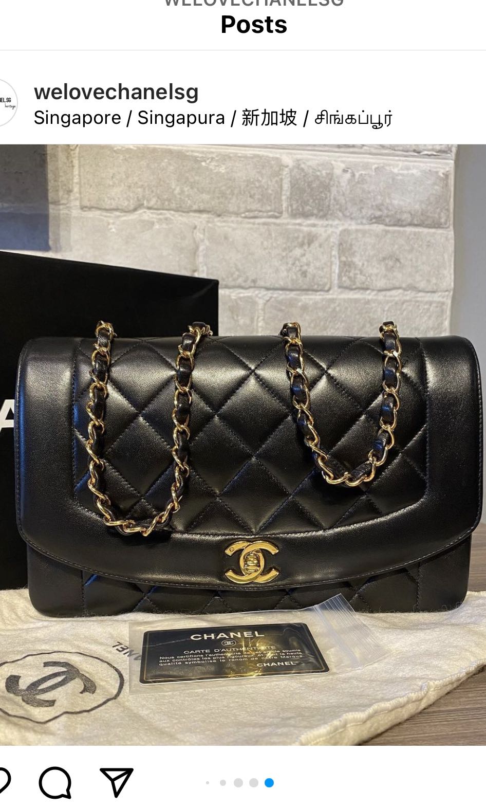 Chanel vintage medium diana, Women's Fashion, Bags & Wallets, Cross-body  Bags on Carousell