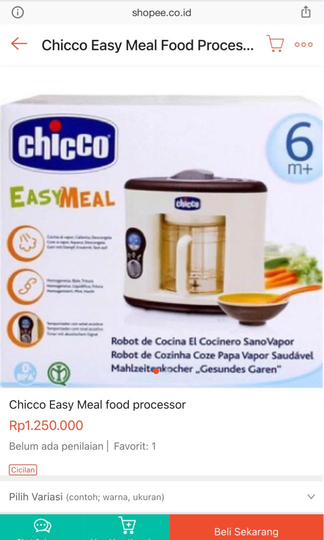 Chicco food processor online