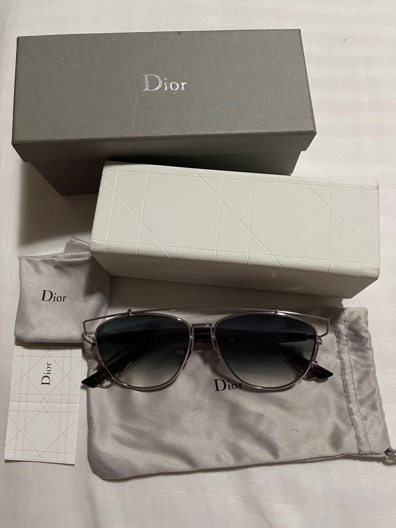 Dior Silver Technologic Aviator Sunglasses  Jadore Couture