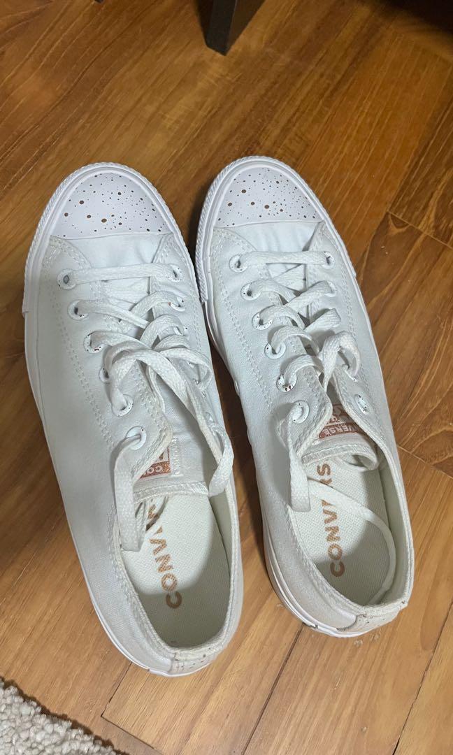 Converse Blush Rose Gold White EUR 40 UK 7 Women s