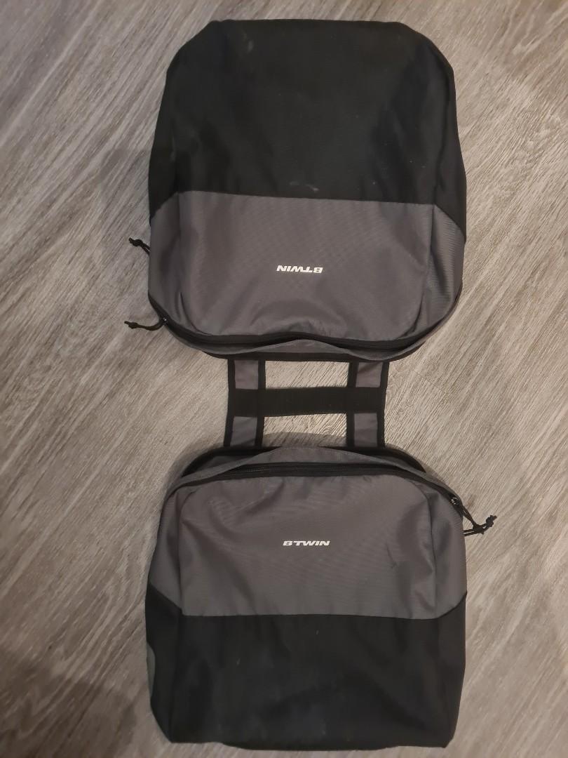 Decalthlon Btwin Pannier Bags Sports Equipment Bicycles Parts Parts Accessories on Carousell