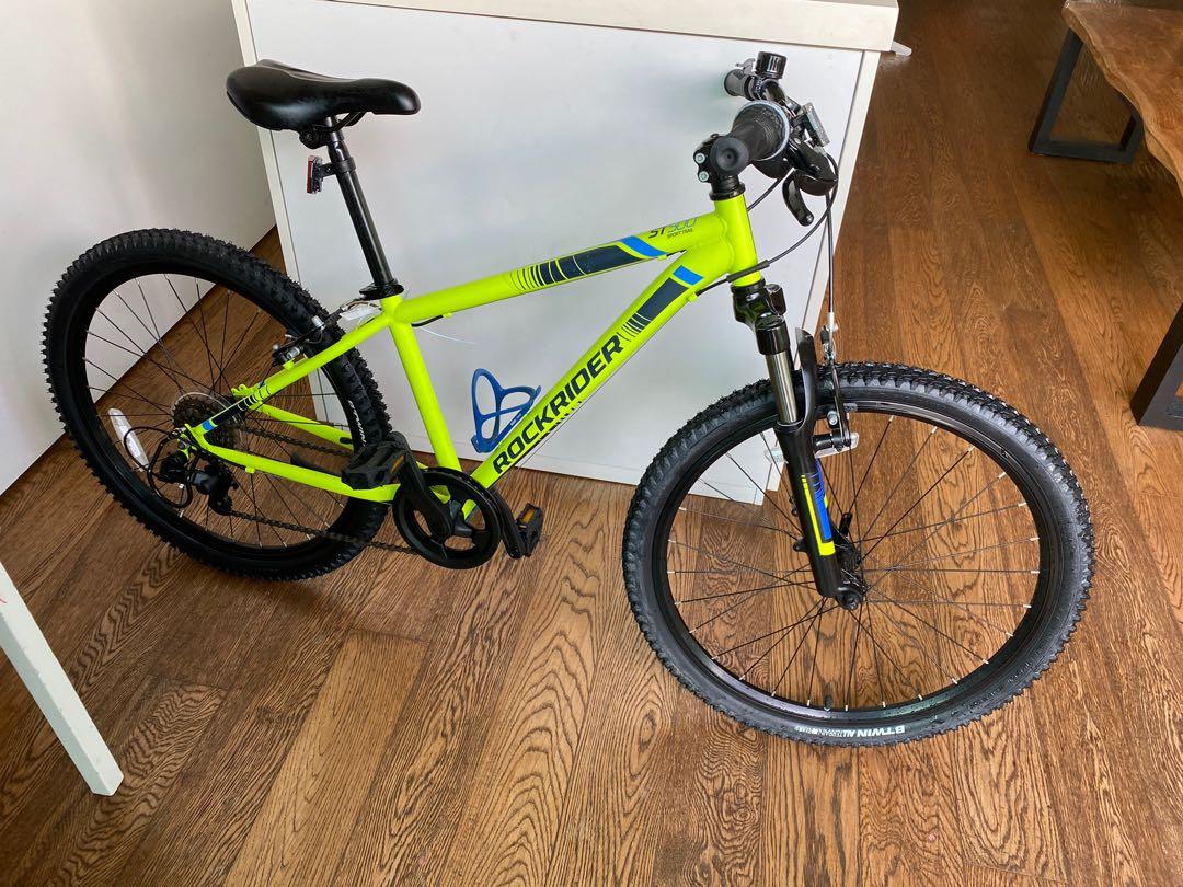 Decathlon Rockrider ST 500 24 inch with bike stand Sports