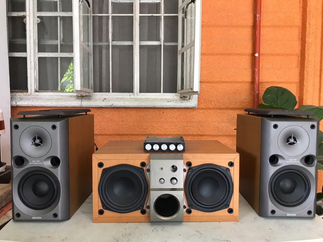 Denon Speakers (Category: Soundbars, Speakers & Amplifiers) located in San Fernando. Submitted by jgsanfer (Listing ID 1153156909, Image 2). Description: Denon Speakers 80 watts per driver Denon Subwoofer Fosi Audio Amplifier with Bluetooth 5 input or RCA Input source na lang kulang, go HiFi .