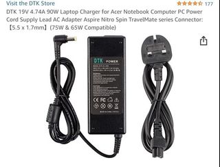  90W ADP-90YD B AC Adapter Charger Replace for Asus K55A K55N  K501UX K53E Q550L U56E A55A K751L A450J A450VC X53E X551M X555LA K550D A55V  Laptop : Electronics