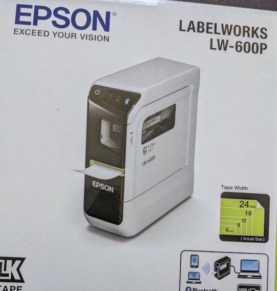 EPSON Label Maker LW 600P, Computers & Tech, Printers, Scanners