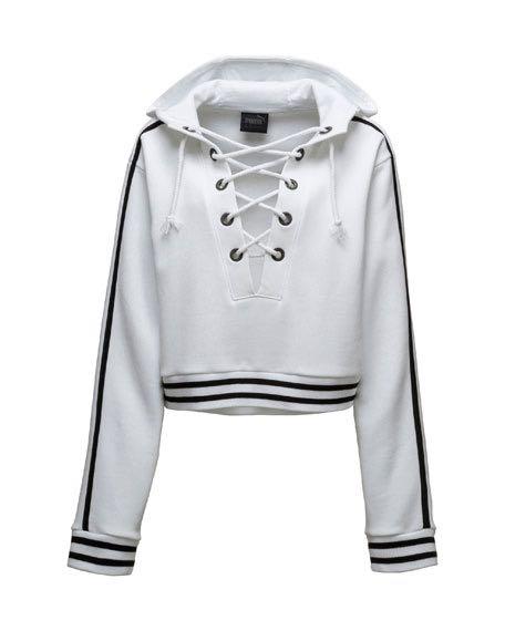 Fenty Puma by Rihanna Rising Sun Lacing Sweatshirt Women s Fashion Tops Longsleeves on Carousell