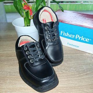 Fisher-Price Black Leather School Shoes