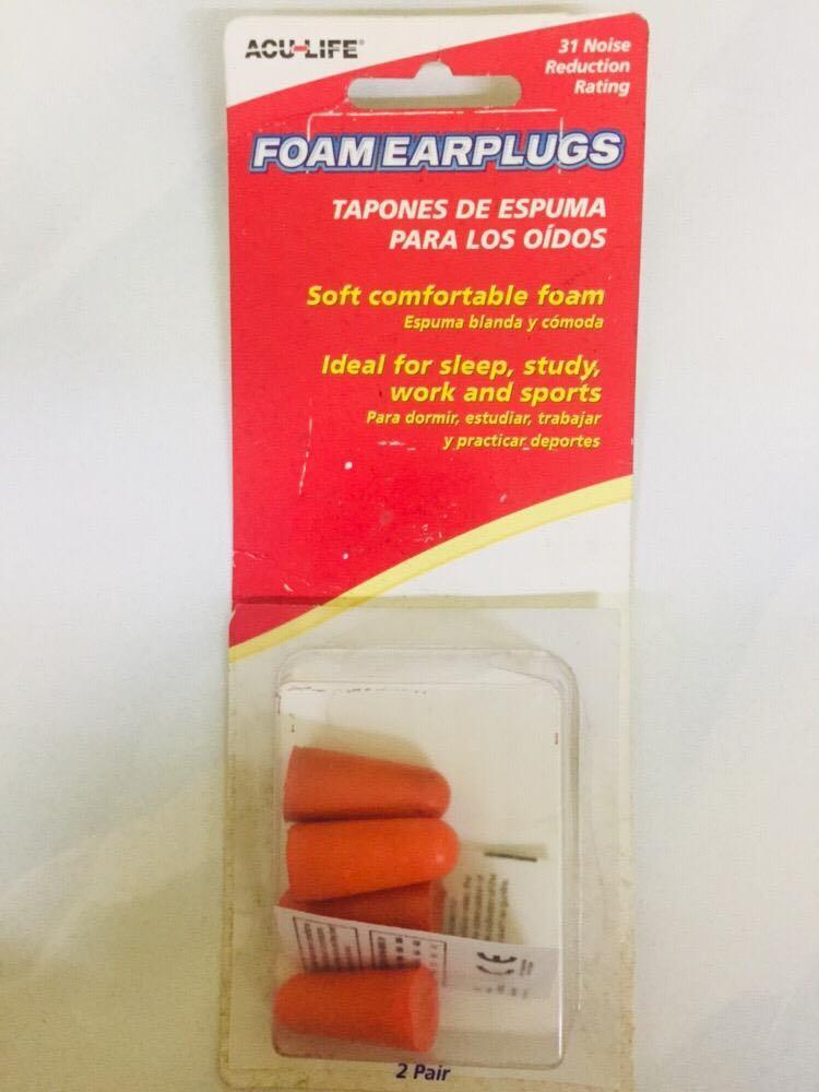 Foam Earplugs, Beauty & Personal Care, Ear Care on Carousell