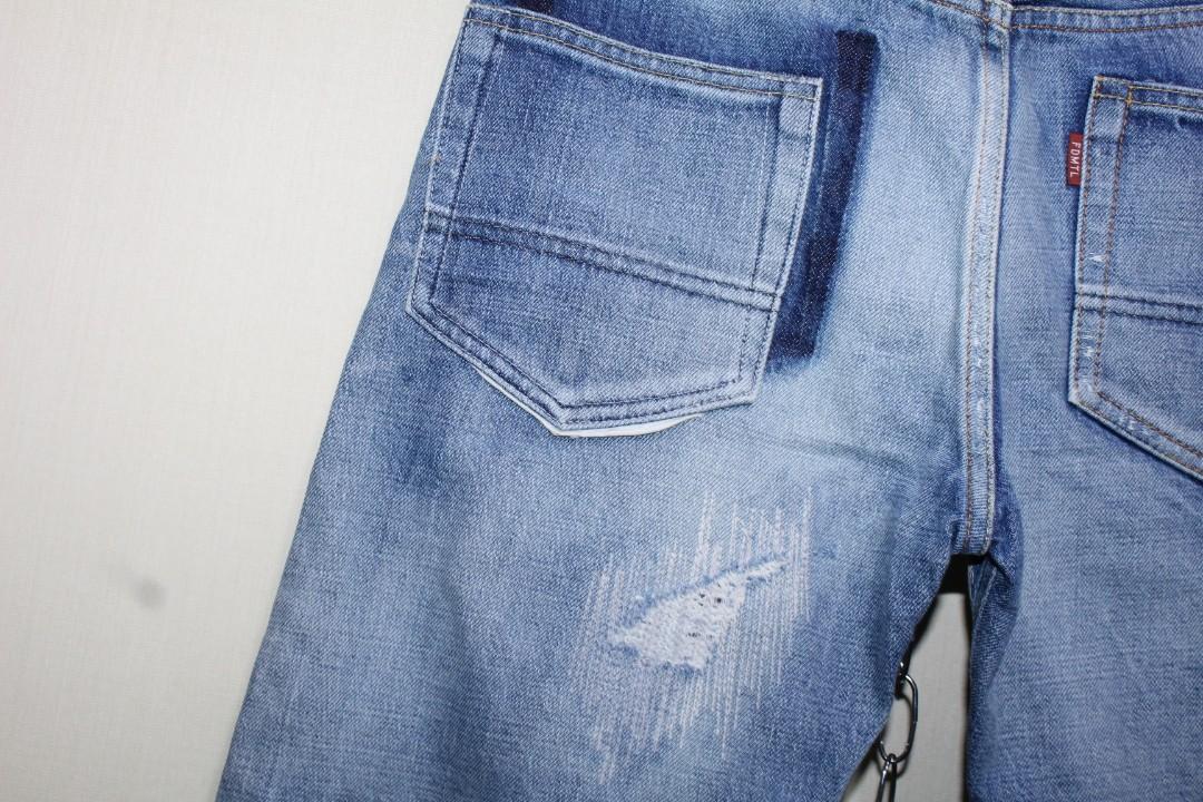 Fundamental fdmtl (Category: Jeans) located in Makati City. Submitted by thegoods_mnl (Listing ID 1153256485, Image 3). Description: 9/10 or better size 30 straight cut made in japan crazy details check dimensions on the photos thegoods_mnl on instagram.