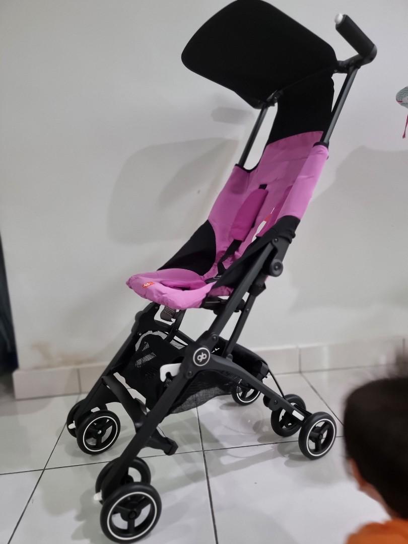 Gb pockit on sale stroller pink