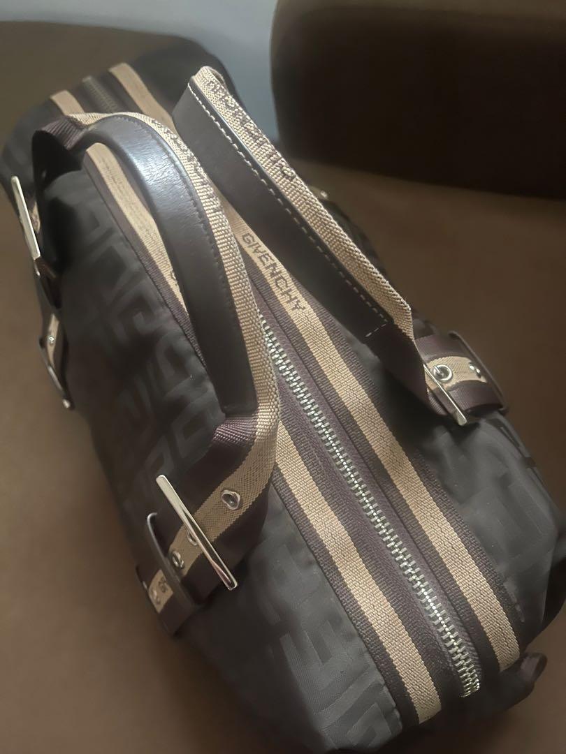 Givenchy (Category: Luxury Bags & Wallets) located in Bulacan. Submitted by rc_retailing (Listing ID 1153225354, Image 3). Description: 💕 Givenchy Monogram Nylon Satchel 💕 -💯 orig -Rare! -Leather base & spacious interior Height: 20 cm Length: 35.5 cm .