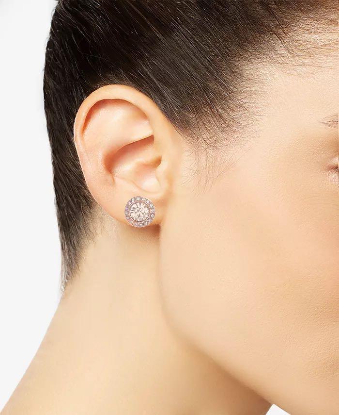 Givenchy rose gold top earrings