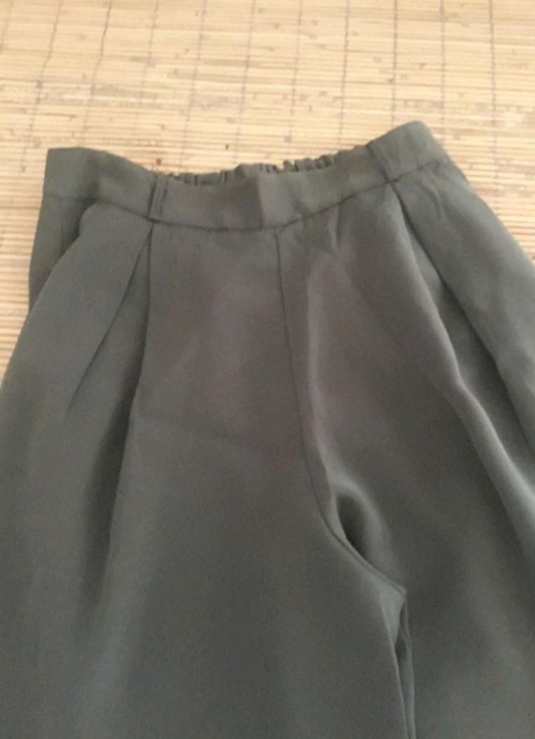 GU gaucho pants green olive, Fesyen 