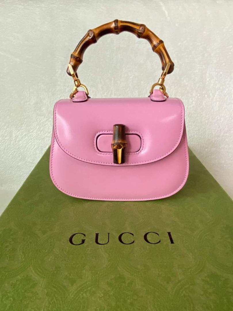 Gucci bamboo 1947 Mini top handle bag, Women's Fashion, Bags & Wallets ...