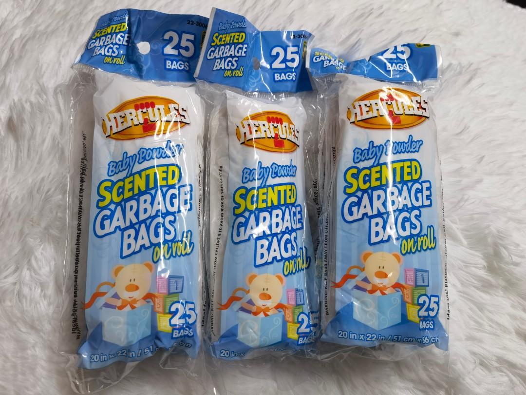 Hercules Scented Garbage Bags 🇨🇦, Furniture & Home Living, Cleaning