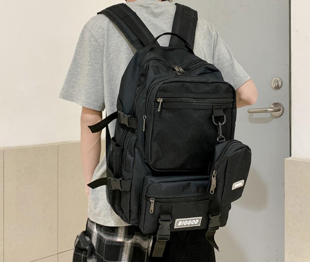 Korean Backpack | School bags, Shoulder bag, Blue backpack