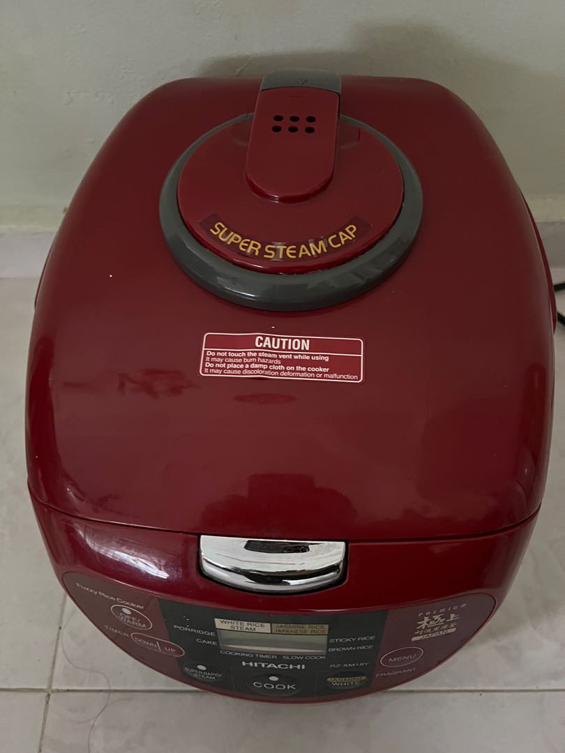 hitachi rzxm18y premium rice cooker USED , TV & Home Appliances