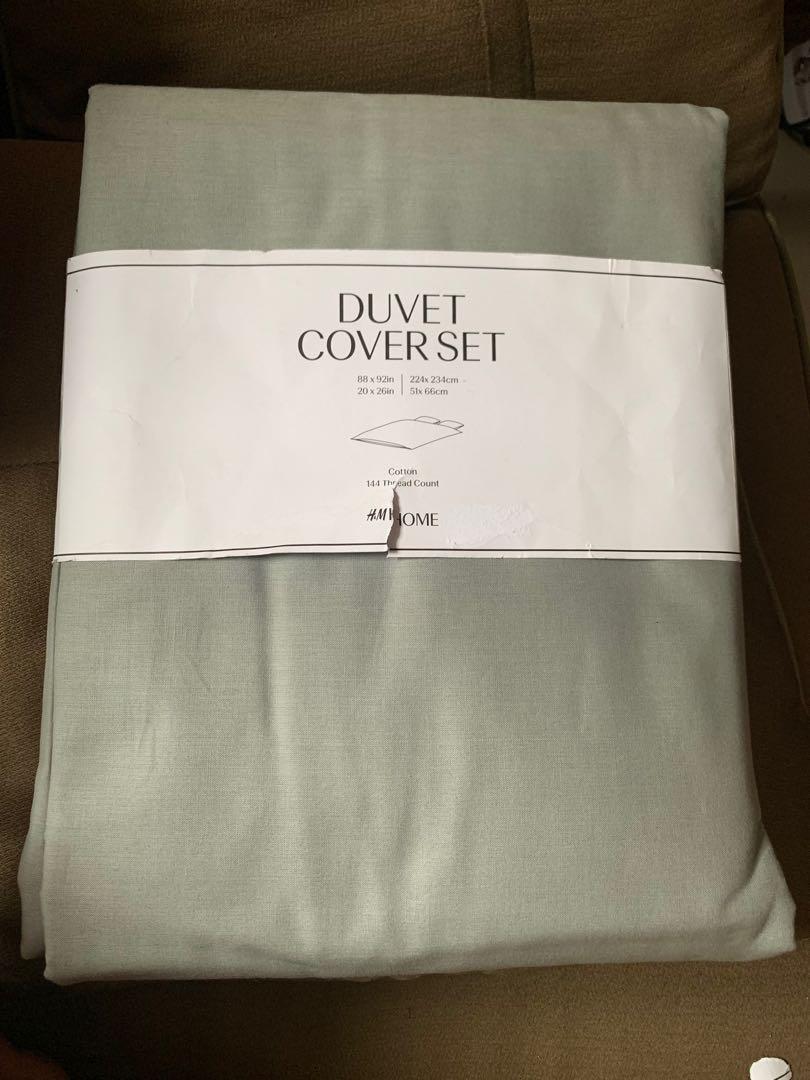 H M DUVET COVER SET QUEEN SIZE Furniture Home Living Bedding