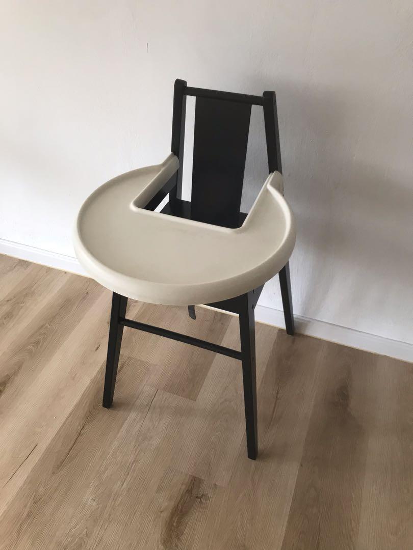 Ikea Blames baby high chair with tray, Babies & Kids, Baby Nursery
