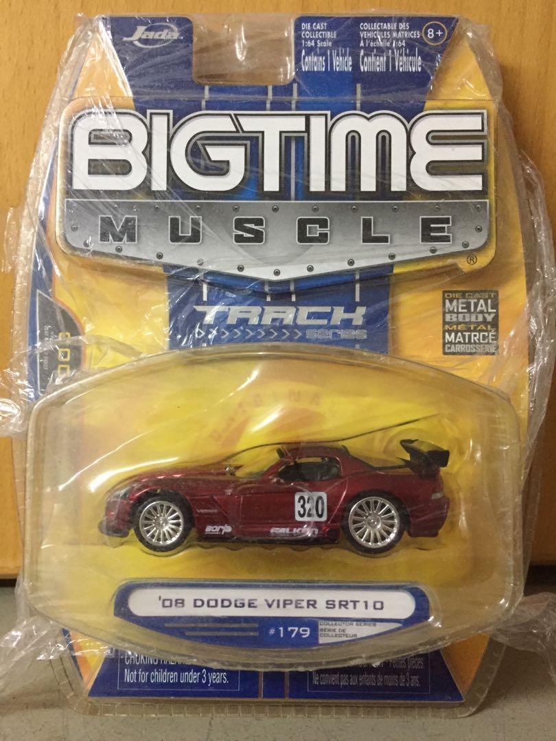 Jada Toys Big Time Muscle Racing Series Dodge Viper SRT10 2008 Toy