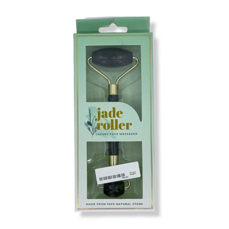 JADE ROLLER Luxury Face Massager (Category: Face Care) located in Quezon City. Submitted by gemaenterprises (Listing ID 1153211162, Image 2). Description: • IMPORTANT: For better results, put the Jade Roller in the refrigerator for 10 minutes prior to usage. Due to natural formations of the stones, each roller will be unique in its size and color. • ADVANTAGES: Temporarily improves blood circulation, brightens skin tone, and promotes elasticity o