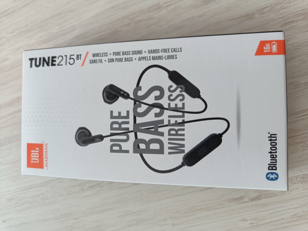 JBL Tune 215BT wireless earphones 