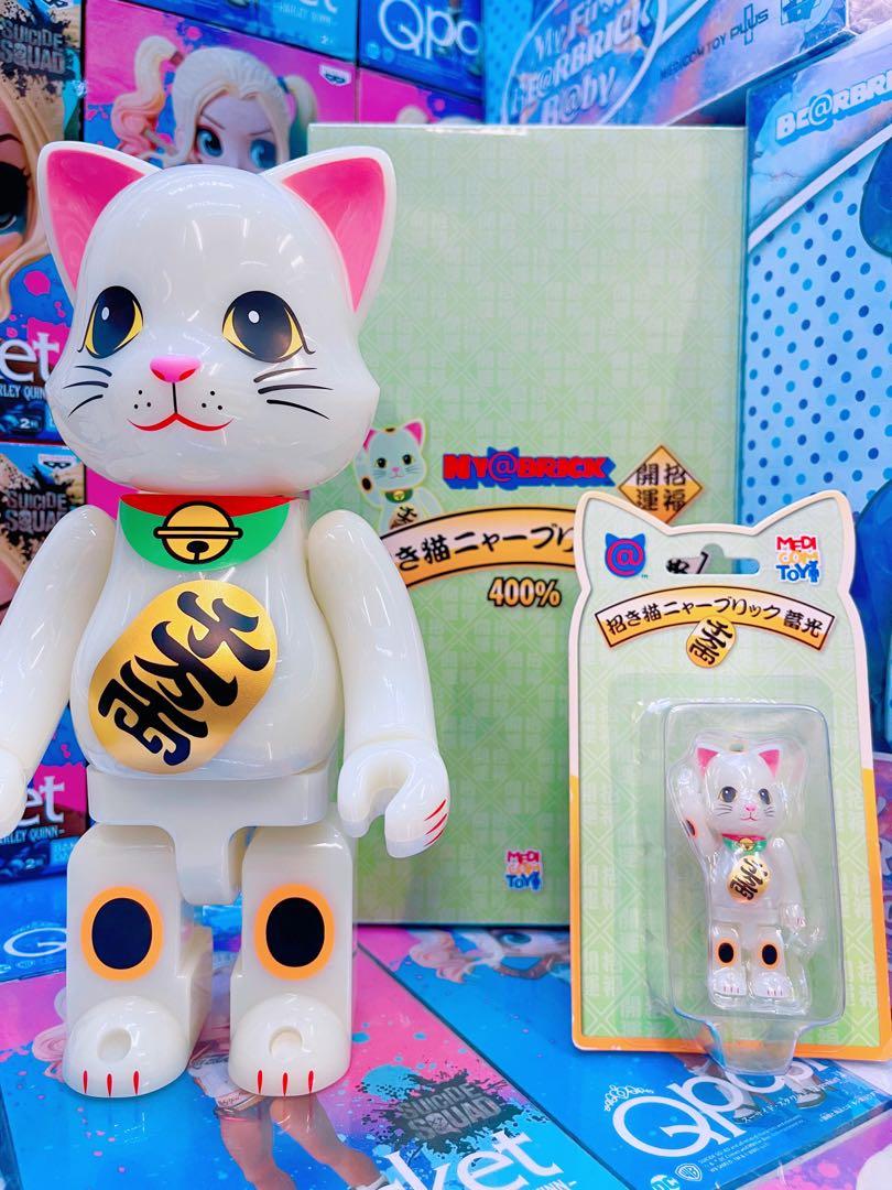 MEDICOM TOY - BE@RBRICK 招き猫 昇運 弐 金メッキ 100％/400％セット×2 BE@RBRICK SERIES 50