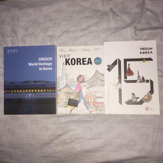 KTO Korea UNESCO Visit Korea Magazines for Travel Set
