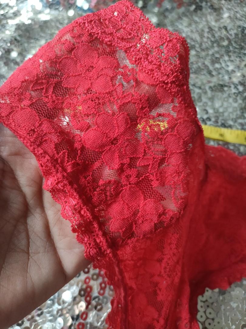 Lace red panties, Women's Fashion, New Undergarments & Loungewear on  Carousell