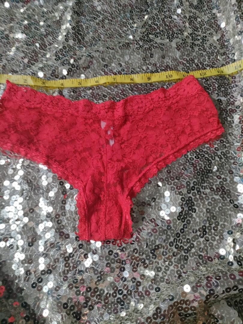 Lace red panties, Women's Fashion, New Undergarments & Loungewear on  Carousell
